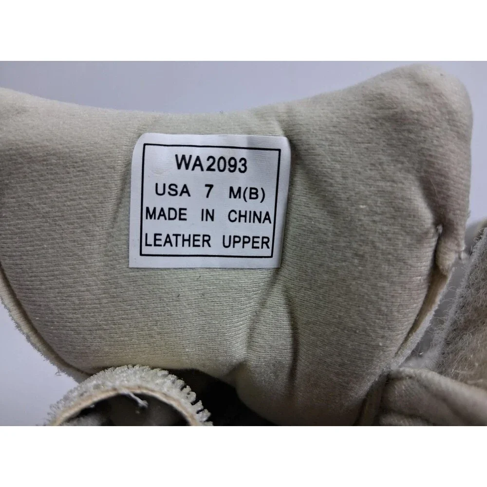 New Propet Tour Walker Strap Women’s Size 7 M Beige Leather Walking Shoes WA2093